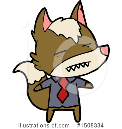 Royalty-Free (RF) Wolf Clipart Illustration by lineartestpilot - Stock Sample #1508334