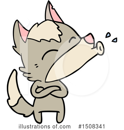Royalty-Free (RF) Wolf Clipart Illustration by lineartestpilot - Stock Sample #1508341