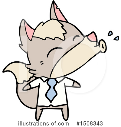 Royalty-Free (RF) Wolf Clipart Illustration by lineartestpilot - Stock Sample #1508343