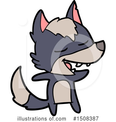 Royalty-Free (RF) Wolf Clipart Illustration by lineartestpilot - Stock Sample #1508387