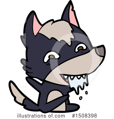 Royalty-Free (RF) Wolf Clipart Illustration by lineartestpilot - Stock Sample #1508398