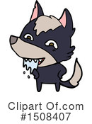Wolf Clipart #1508407 by lineartestpilot