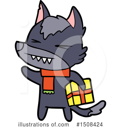 Royalty-Free (RF) Wolf Clipart Illustration by lineartestpilot - Stock Sample #1508424