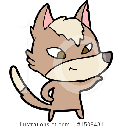 Royalty-Free (RF) Wolf Clipart Illustration by lineartestpilot - Stock Sample #1508431