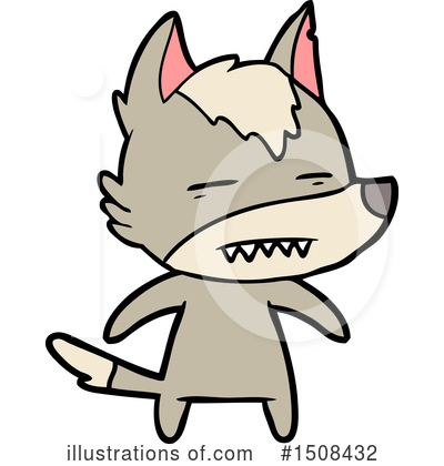 Royalty-Free (RF) Wolf Clipart Illustration by lineartestpilot - Stock Sample #1508432
