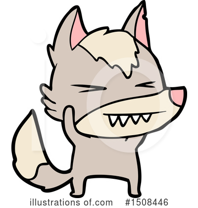 Royalty-Free (RF) Wolf Clipart Illustration by lineartestpilot - Stock Sample #1508446