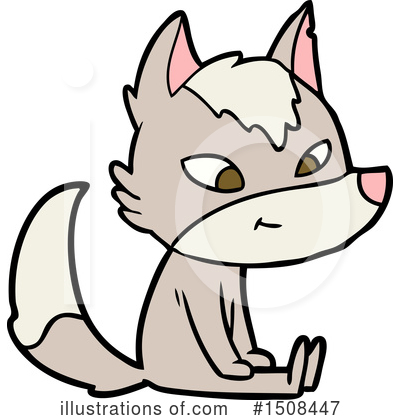 Royalty-Free (RF) Wolf Clipart Illustration by lineartestpilot - Stock Sample #1508447