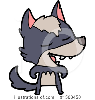 Royalty-Free (RF) Wolf Clipart Illustration by lineartestpilot - Stock Sample #1508450