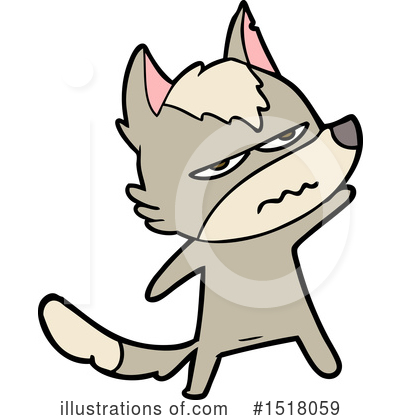 Royalty-Free (RF) Wolf Clipart Illustration by lineartestpilot - Stock Sample #1518059