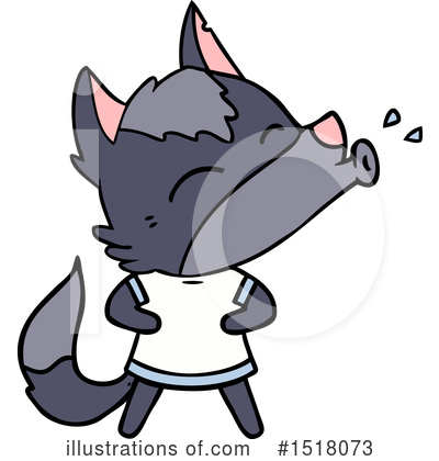 Royalty-Free (RF) Wolf Clipart Illustration by lineartestpilot - Stock Sample #1518073
