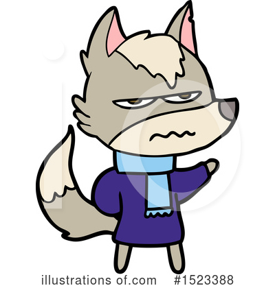 Royalty-Free (RF) Wolf Clipart Illustration by lineartestpilot - Stock Sample #1523388