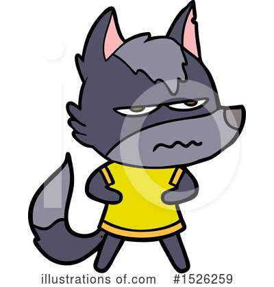 Royalty-Free (RF) Wolf Clipart Illustration by lineartestpilot - Stock Sample #1526259