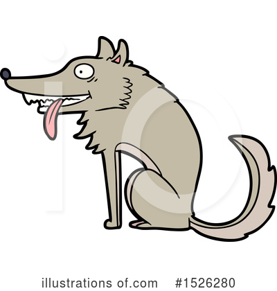 Royalty-Free (RF) Wolf Clipart Illustration by lineartestpilot - Stock Sample #1526280