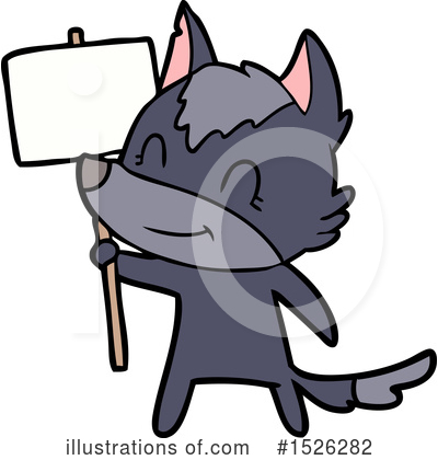Royalty-Free (RF) Wolf Clipart Illustration by lineartestpilot - Stock Sample #1526282