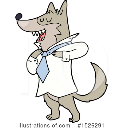 Royalty-Free (RF) Wolf Clipart Illustration by lineartestpilot - Stock Sample #1526291