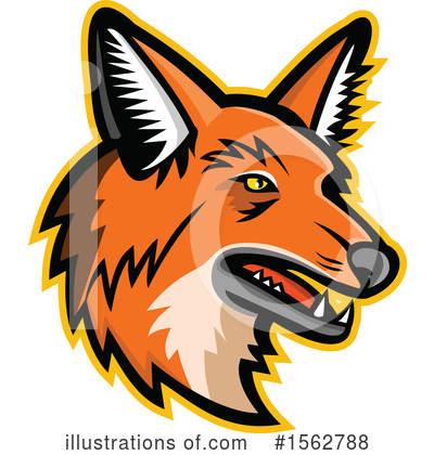 Royalty-Free (RF) Wolf Clipart Illustration by patrimonio - Stock Sample #1562788