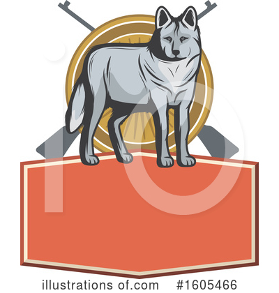 Royalty-Free (RF) Wolf Clipart Illustration by Vector Tradition SM - Stock Sample #1605466