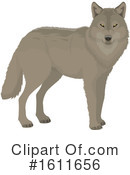 Wolf Clipart #1611656 by Vector Tradition SM