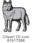 Wolf Clipart #1617386 by Vector Tradition SM