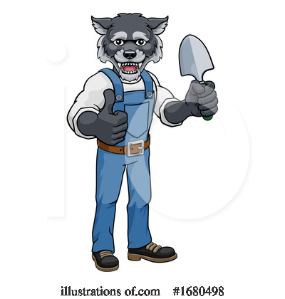 Royalty-Free (RF) Wolf Clipart Illustration by AtStockIllustration - Stock Sample #1680498