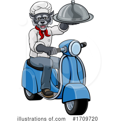 Scooter Clipart #1709720 by AtStockIllustration
