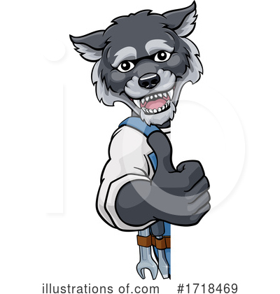 Royalty-Free (RF) Wolf Clipart Illustration by AtStockIllustration - Stock Sample #1718469