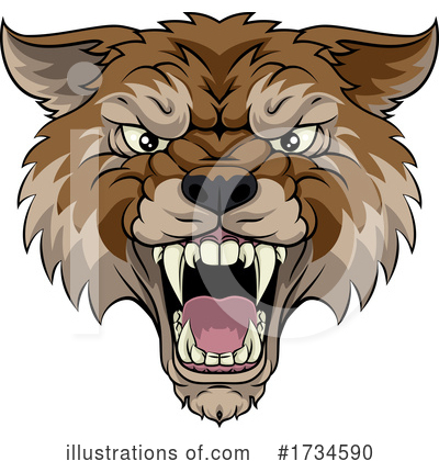 Royalty-Free (RF) Wolf Clipart Illustration by AtStockIllustration - Stock Sample #1734590