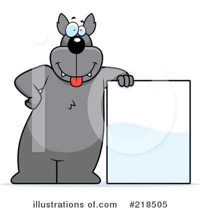 Royalty-Free (RF) Wolf Clipart Illustration by Cory Thoman - Stock Sample #218505