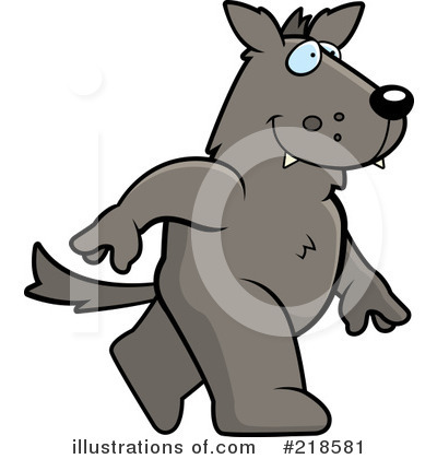 Royalty-Free (RF) Wolf Clipart Illustration by Cory Thoman - Stock Sample #218581