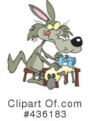 Wolf Clipart #436183 by toonaday