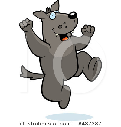 Royalty-Free (RF) Wolf Clipart Illustration by Cory Thoman - Stock Sample #437387