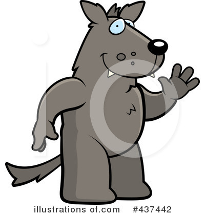 Royalty-Free (RF) Wolf Clipart Illustration by Cory Thoman - Stock Sample #437442