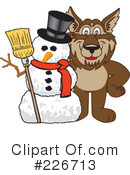 Wolf Mascot Clipart #226713 by Mascot Junction