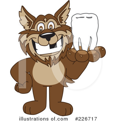 Royalty-Free (RF) Wolf Mascot Clipart Illustration by Mascot Junction - Stock Sample #226717