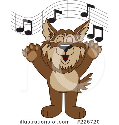 Wolf Mascot Clipart #226720 by Toons4Biz