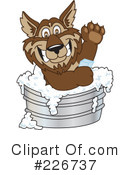 Wolf Mascot Clipart #226737 by Toons4Biz