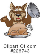 Wolf Mascot Clipart #226743 by Toons4Biz