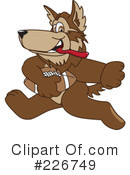 Wolf Mascot Clipart #226749 by Toons4Biz