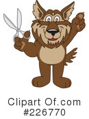 Wolf Mascot Clipart #226770 by Mascot Junction