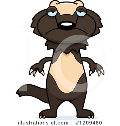 Royalty-Free (RF) Wolverine Clipart Illustration by Cory Thoman - Stock Sample #1209480