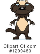 Wolverine Clipart #1209480 by Cory Thoman