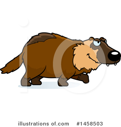 Royalty-Free (RF) Wolverine Clipart Illustration by Cory Thoman - Stock Sample #1458503