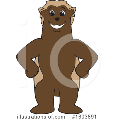Wolverine Mascot Clipart #1603891 by Toons4Biz