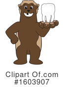 Wolverine Mascot Clipart #1603907 by Mascot Junction