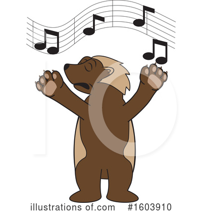 Wolverine Mascot Clipart #1603910 by Toons4Biz
