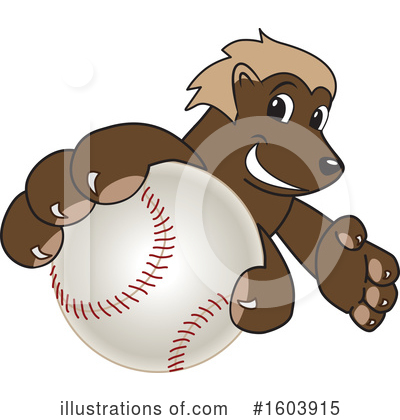 Wolverine Mascot Clipart #1603915 by Mascot Junction