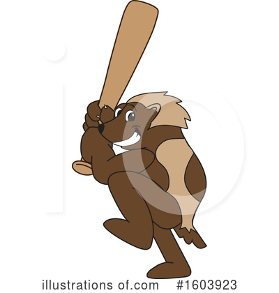 Wolverine Mascot Clipart #1603923 by Toons4Biz