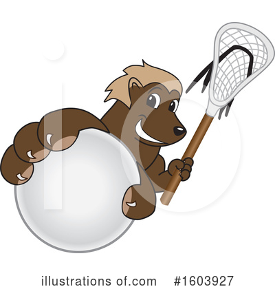 Wolverine Mascot Clipart #1603927 by Toons4Biz