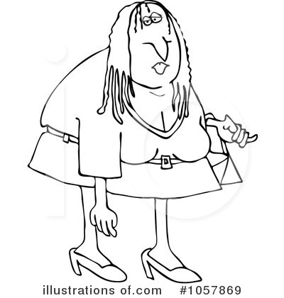 Royalty-Free (RF) Woman Clipart Illustration by djart - Stock Sample #1057869