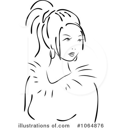 Royalty-Free (RF) Woman Clipart Illustration by Vector Tradition SM - Stock Sample #1064876